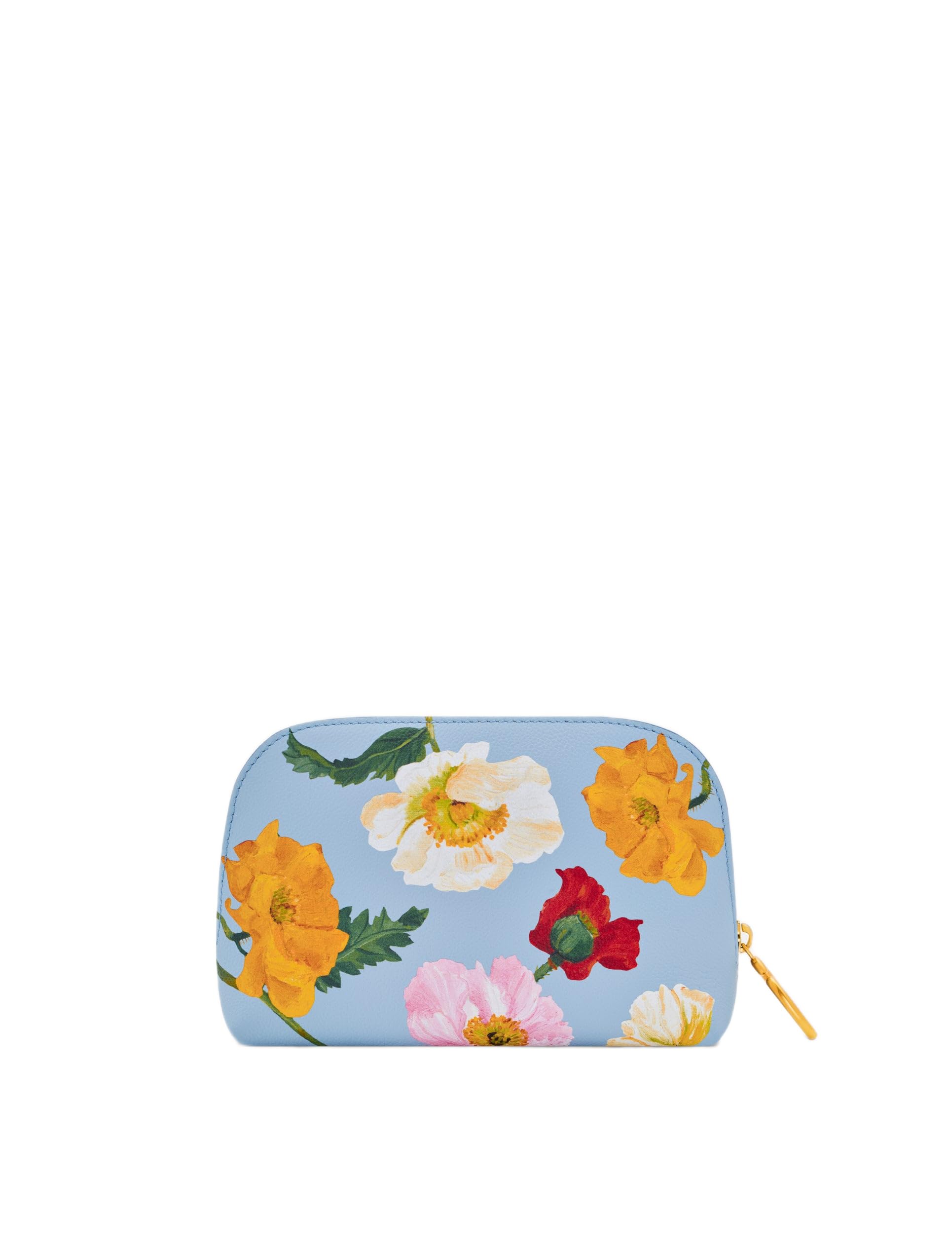 Oscar Renta Poppy Printed Small Cosmetic