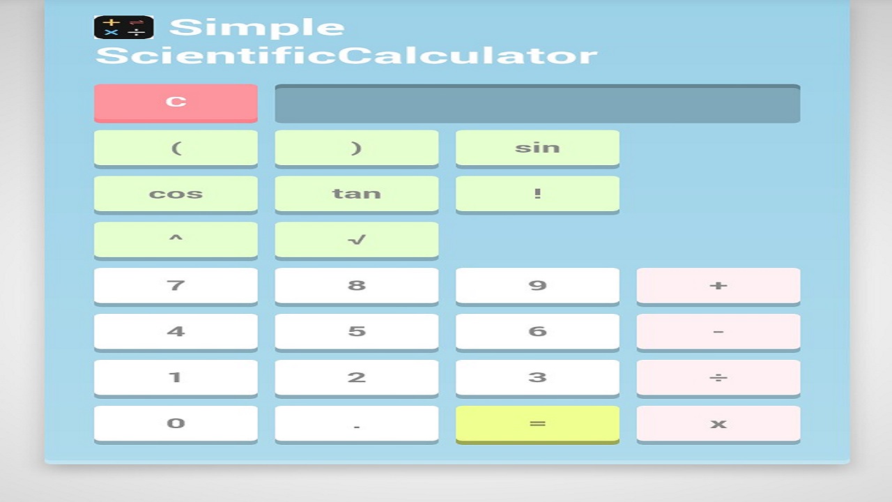 Simple Scientific Calculator App on Amazon Appstore