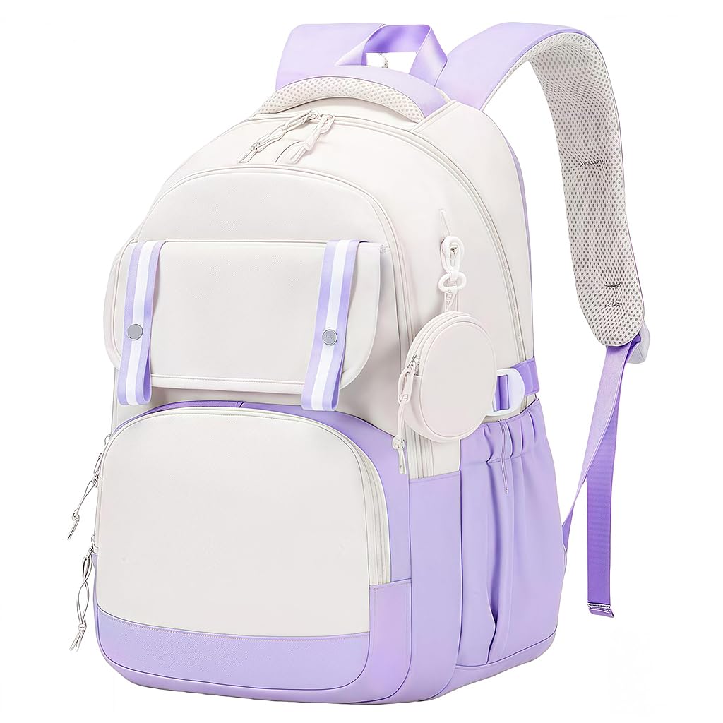 School Bag for Girls Lightweight Laptop Backpack Women Rucksack Daypack Cute Bags for Teenage Girls Elementary Middle High School Travel-image-41