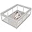 besuhot Baby Playpen Extra Large Play Yard 74 x 50 Playpen for Babies and Toddlers with Anti-Slip Suckers and Zipper Gate, Safety Baby Activity Center for Indoor & Outdoor
