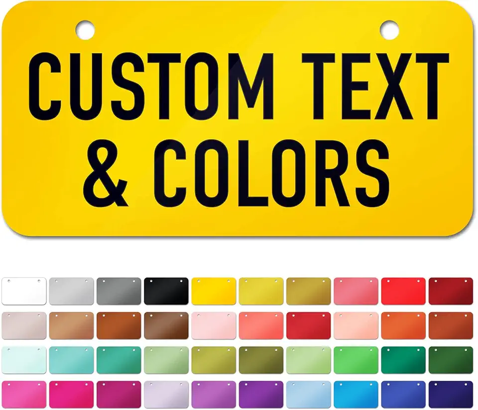 Mini License Plates Personalized, Custom License Plate for...