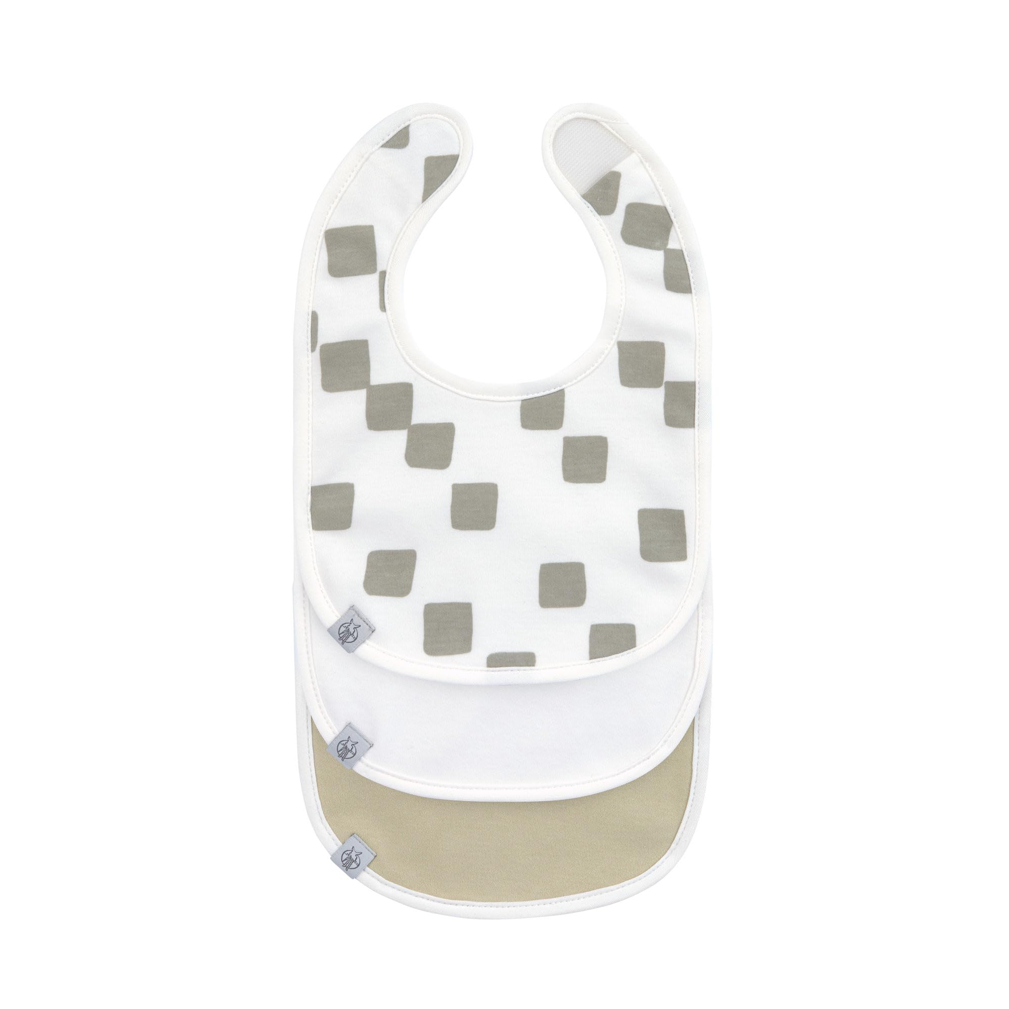 Set de Bavoirs LÄSSIG pour Bébé - 3 Pièces en Coton Bio Happy Fruits