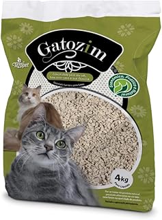 Kit 5 Areias Higiênica Sanitária Gato Gatozim 4kg - Tradicional.100% Natural.