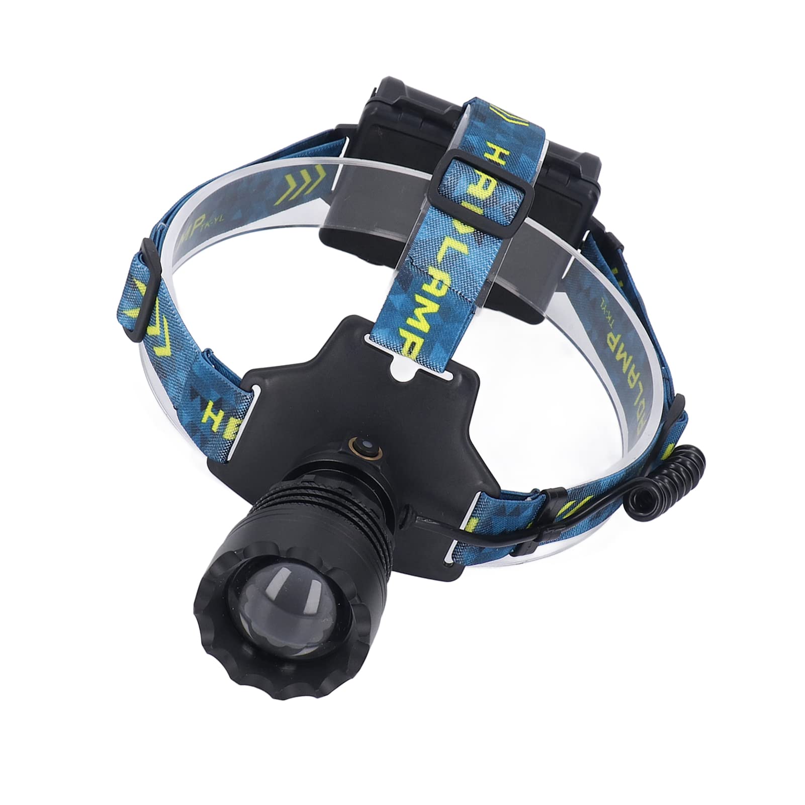 Ejoyous Phare LED Rechargeable 3000 Lm 25 W avec Zoom Haute Puissance, Alliage d'aluminium ABS, Charge Rapide de Type C, IPX67, pour le Cyclisme, la Pêche, le Camping, la Recherche