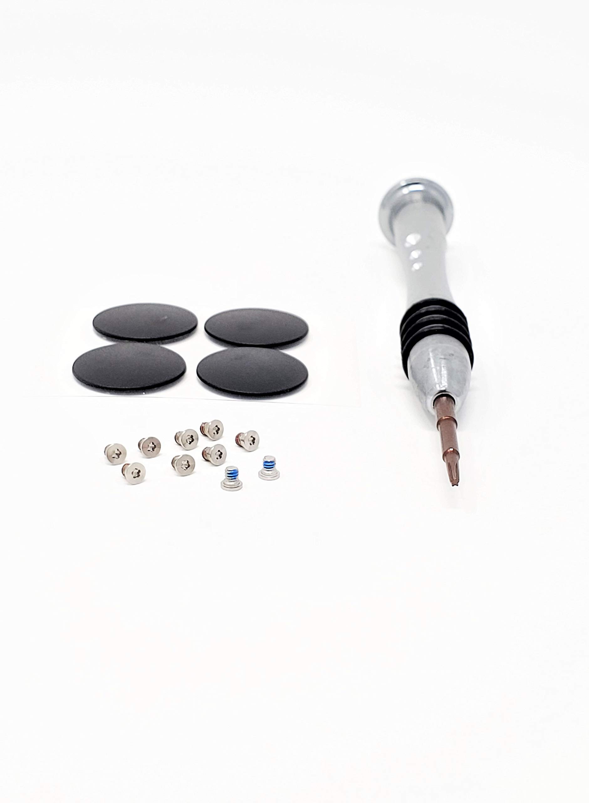 MICRO CONNECTORS Inc. MacBook Pro Retina Unibody Models (A1398, A1425, A1502) Lower Case Replacement Screws and Screwdriver Kit