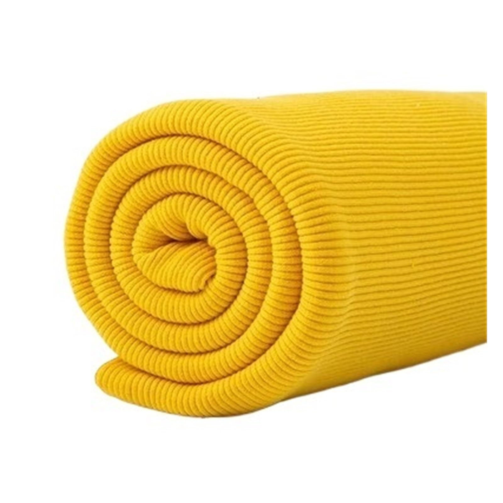 Rib Knit Cuff, Elastic 2x2 Ribbed Cuffs Multicolor 20x110cm Cotton Knitted Fabric for Sewing(16yellow)