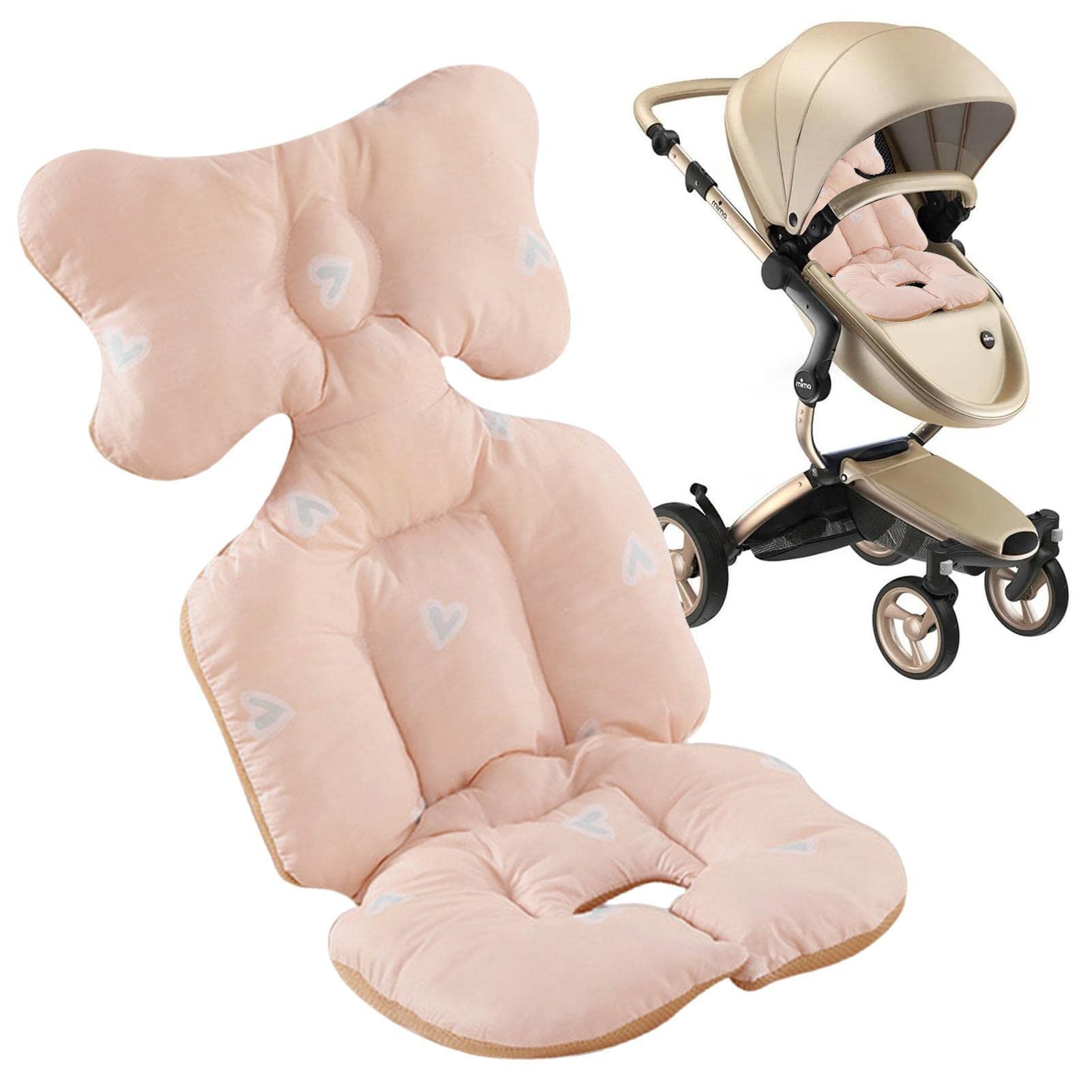 Coussin Universel Double Face Pour Siège De Poussette - 78x34 Cm - Coton - Réducteur Et Soutien Bébé - Motif Coussin Universel Double Face Pour Siège De Poussette - 78x34 Cm - Coton - Réducteur Et Soutien Bébé - Motif