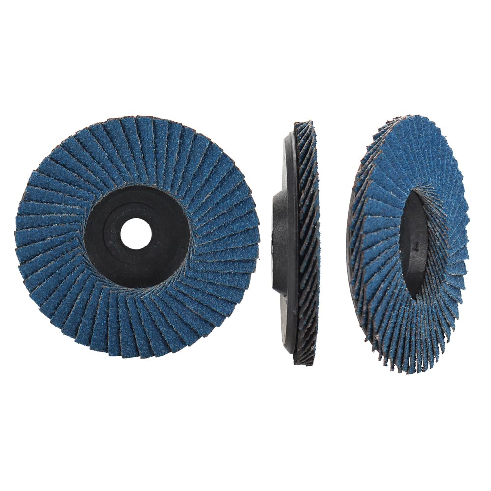 Muela abrasiva Discos de pulido abrasivos giratorios 75 mm, mini rueda lijado láminas planas grano 60 for amoladora angular