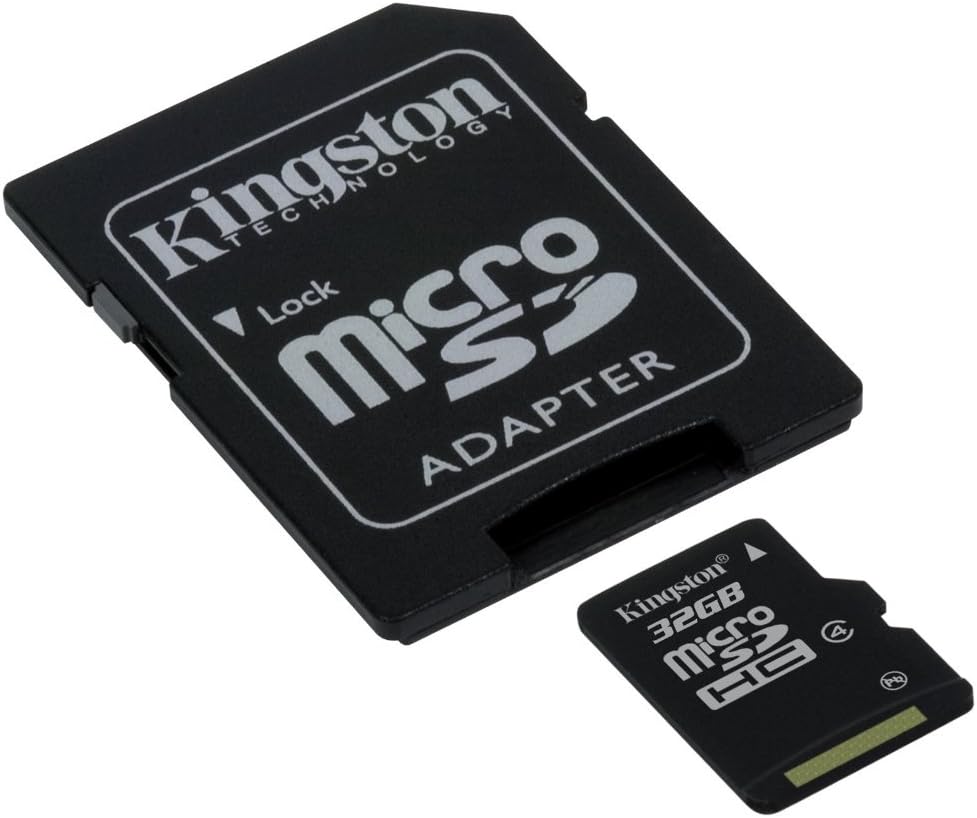 Professional Kingston MicroSDHC 32GB (32 Gigabyte) Card for Nokia 6350 Phone Phone with custom formatting and Standard SD Adapter. (SDHC Class 4 Certified)