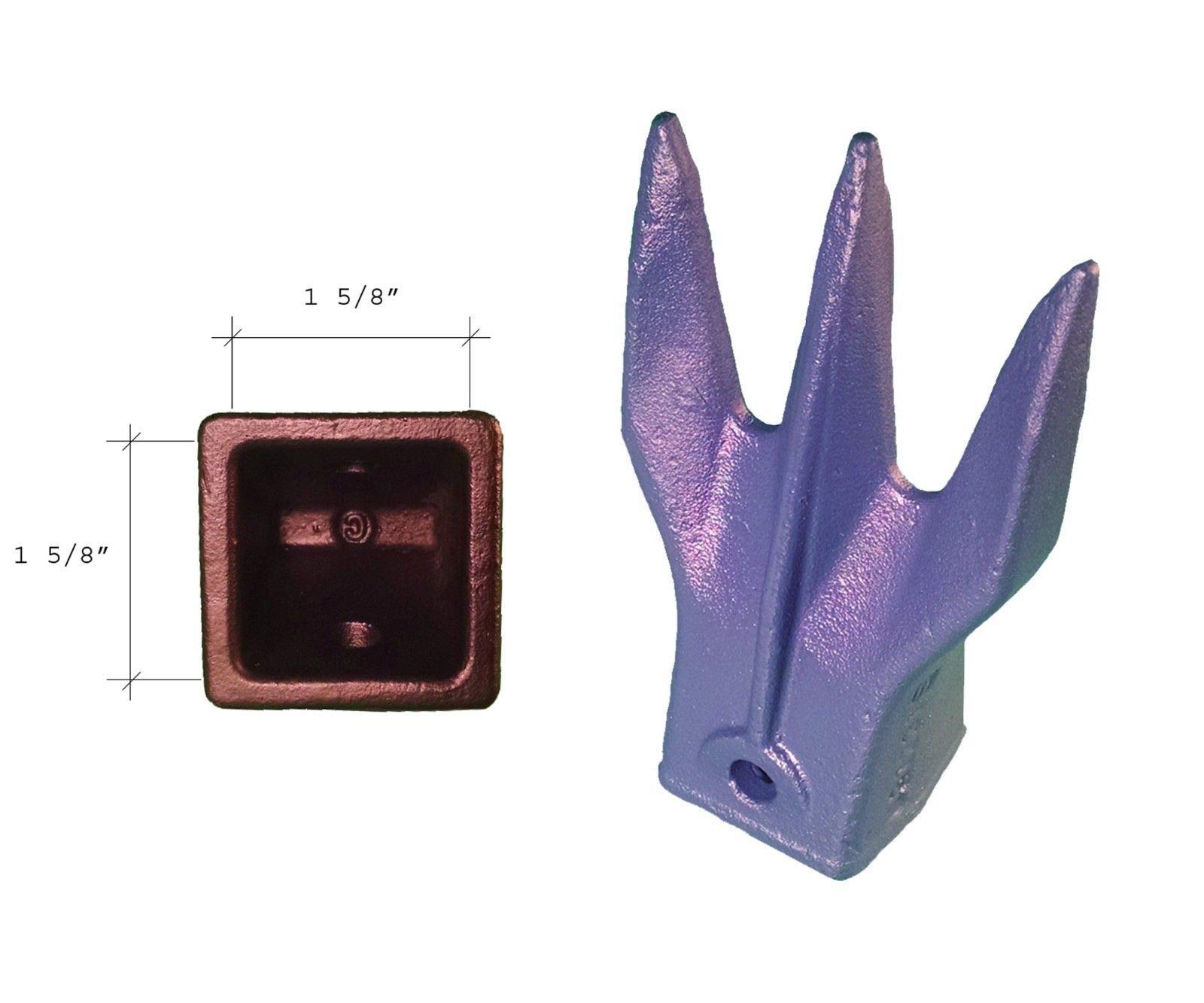 Amazon.com: Mini Excavator Bucket Teeth, weld-on shanks and pins