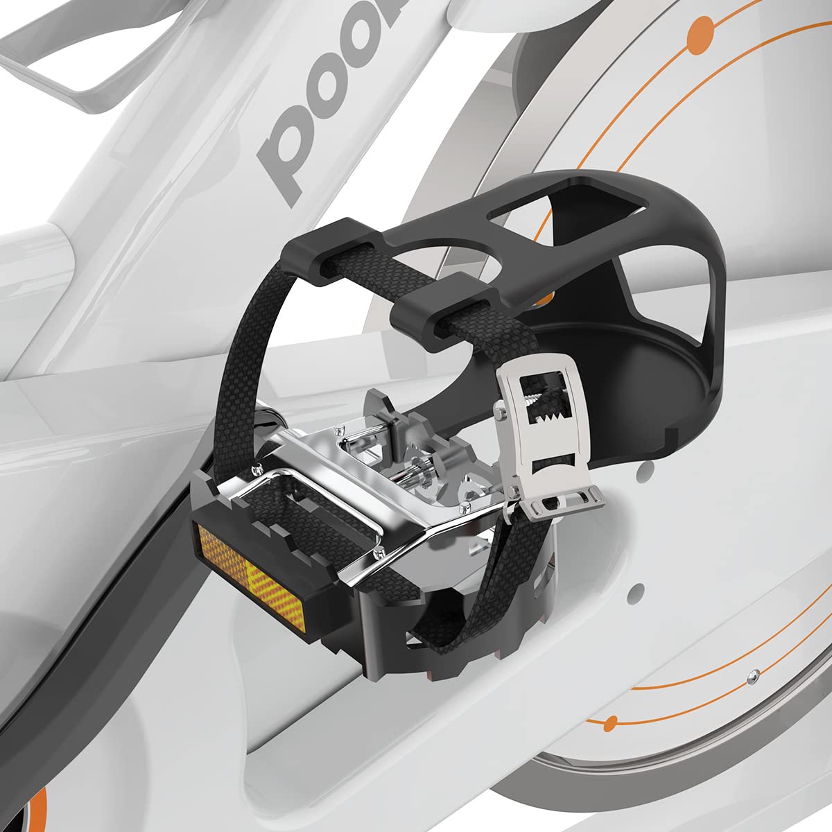 pooboo Exercise Bike, Belt Drive Indoor Cycling Bike, Stationary Bike LCD Display for Home Cardio Workout Bike Training