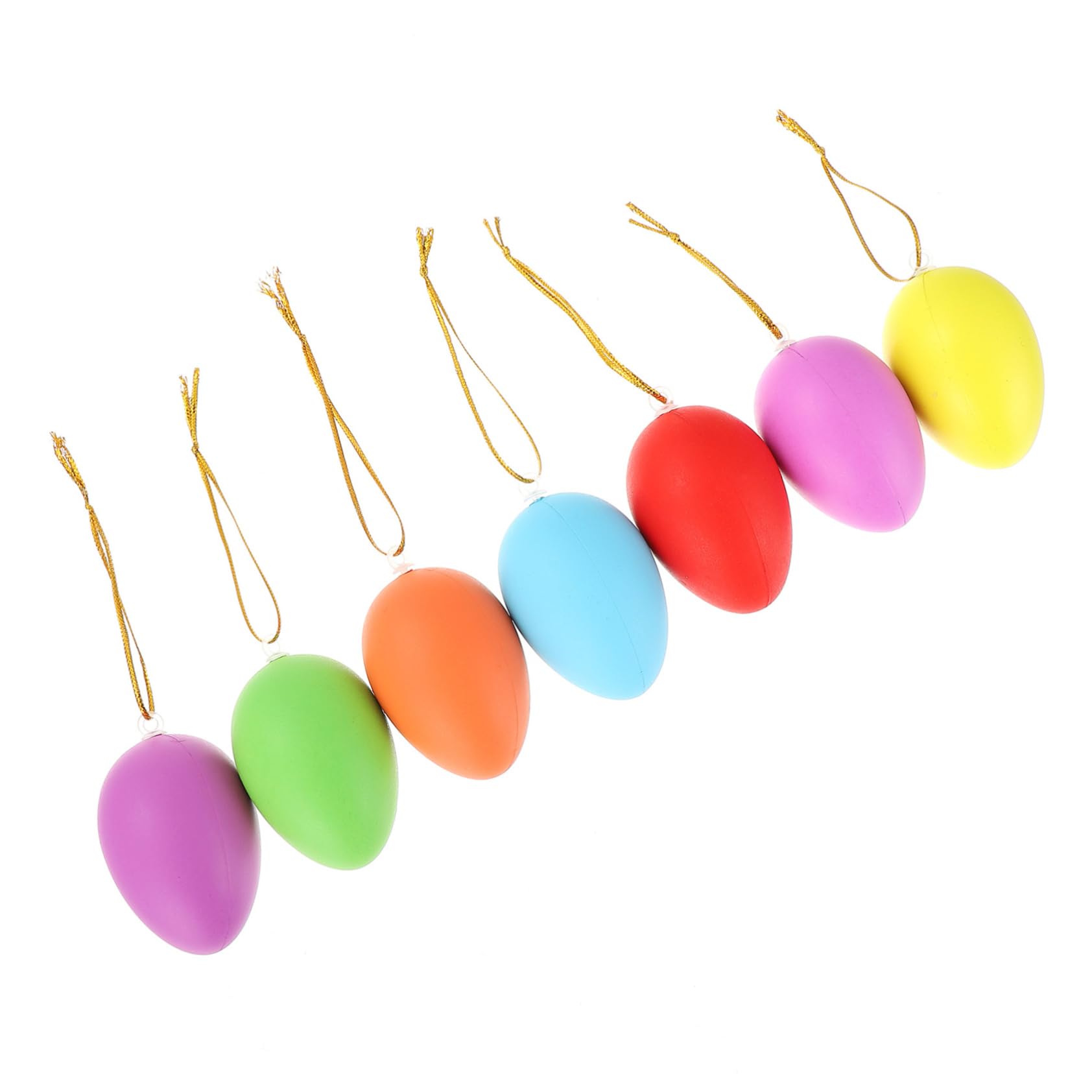 DECHOUS 96stücke Teiliges Bunte Kunststoff-Ostereier Aufhängen Dekorative Eier Für Frühlingsfeste Ostern Und Kreative Bastelprojekte Für Partys Und Festliche Dekorationen