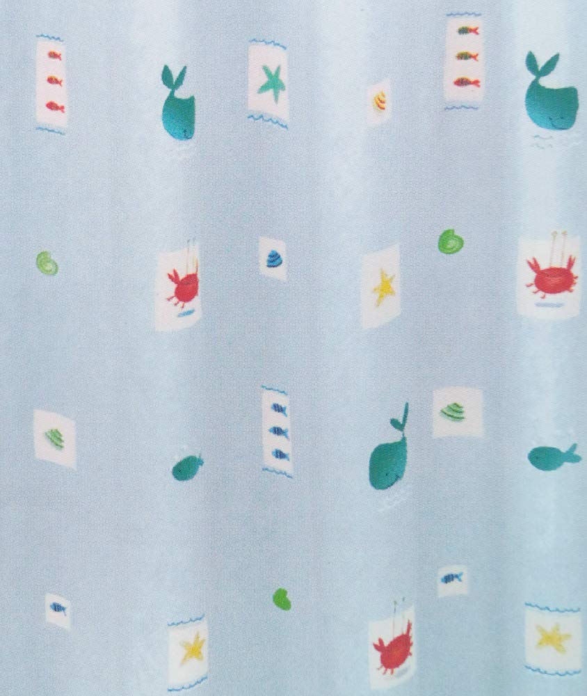 Rideau de douche haut de gamme Decoline Carry 180 x 200 cm en textile noble