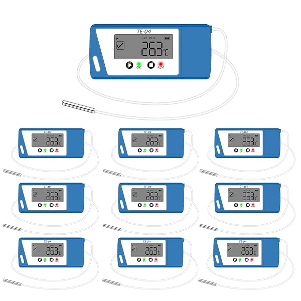 Logger Temperatura ThermElc Esterno PDF EXCEL USB LED - Dettaglio