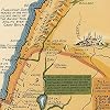 Antiguos Maps Holy Land Showing Historical Boundaries, Roads, Railways and Places Named in the New Testament circa 1923 | Vintage Wall Decor | Art Print Poster | 24 x 36 inches (610 x 915 mm)