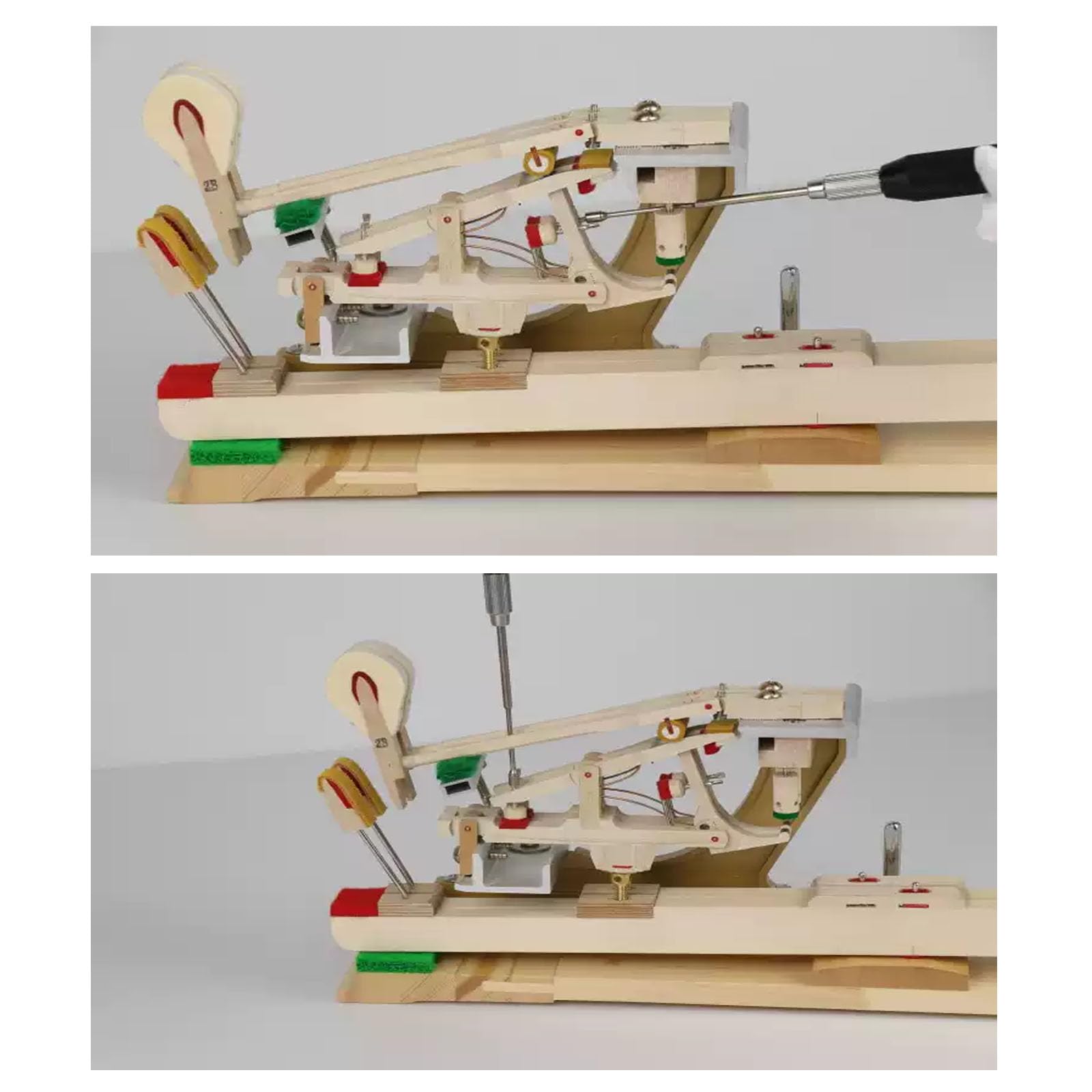 Set di 7 Strumenti per La Regolazione del Pianoforte, con Manico E 6 Punte Intercambiabili, per La Regolazione della Meccanica del Pianoforte A Coda, per Tecnici di Pianoforte Qualificati.