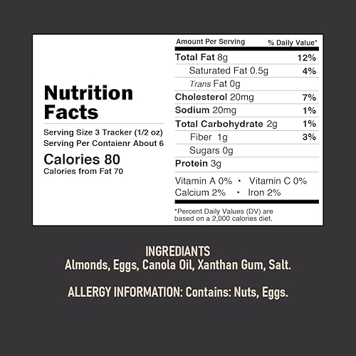 Miniatura 6 de Smart Carbs Galletas de harina de almendras  Plan Low Carb Trackers Snacks galletas sin azúcar, sin gluten, bocadillos crujientes keto, kosher y