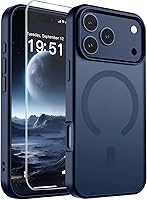 Vista 234 de SUPFINE - Funda magnética para iPhone 11, apta para MagSafe (protección contra caídas de grado militar, 10 pies), delgada, translúcida, a prueba