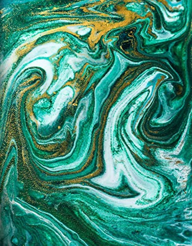 Hogar Antideslizante Alfombras Remolino de mármol Abstracto de Oro Verde Esmeralda Tapete Felpudos Alfombra, Lavable Piso Moqueta Mats Pad para Habitación Decorativo 110 X 190 CM Cover