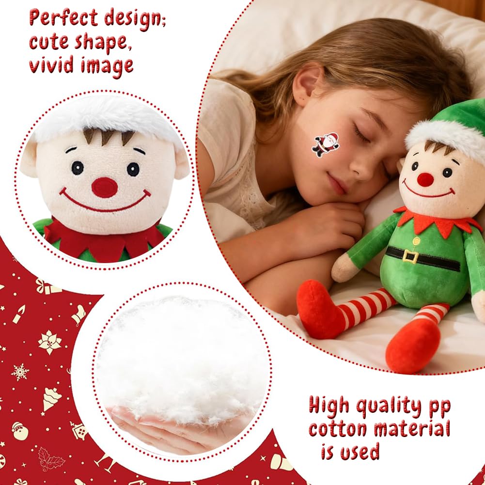 LKNBIF Christmas Elf Plush Toy, Christmas Decorations Stuffed Animal, Cute Soft Plush Doll, Xmas Elf Plushie Stuffed Toys - Image 2