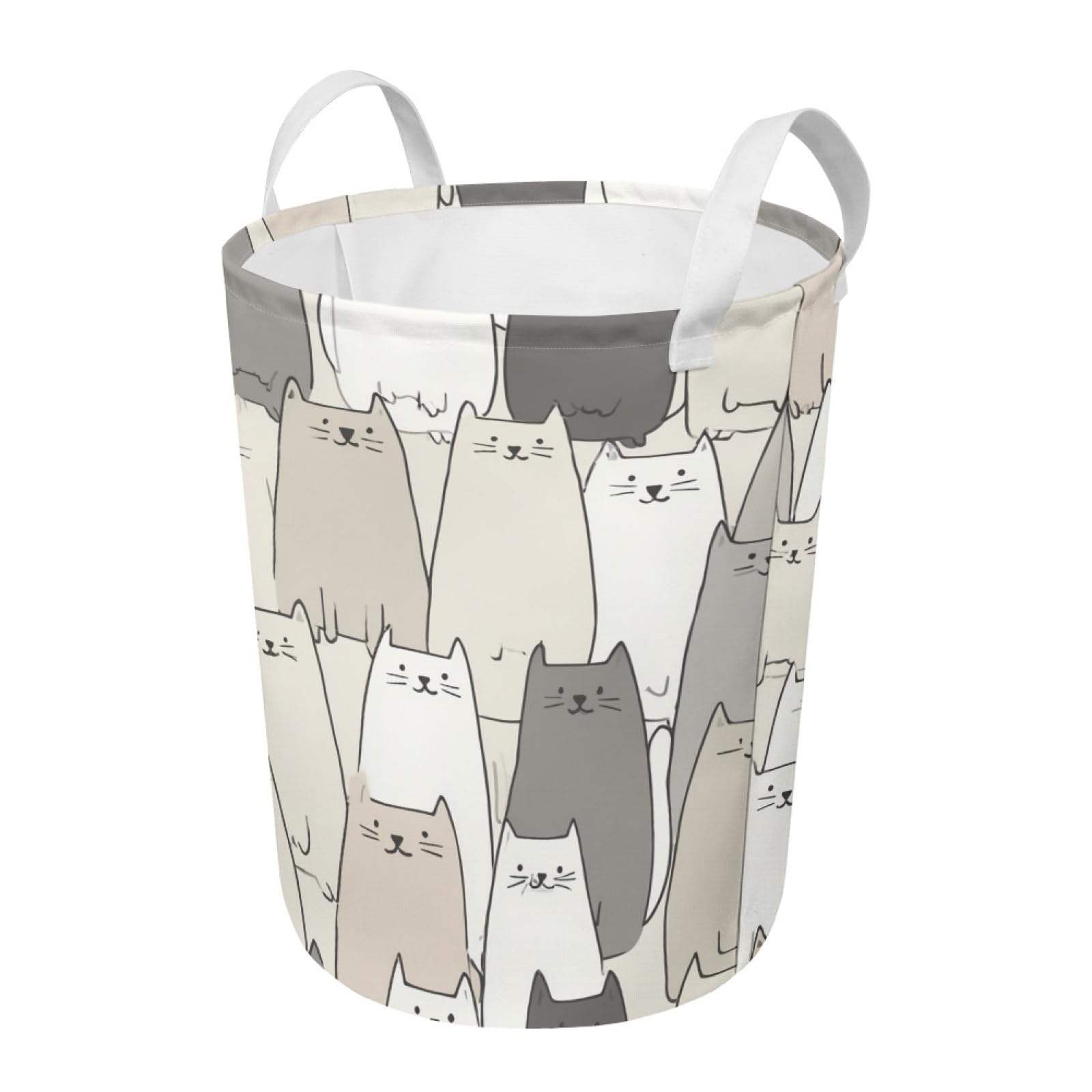 Gato Beigecesto ropa sucia pequeño