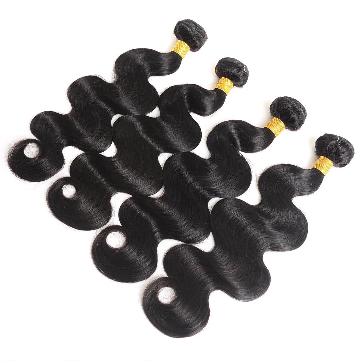 Amazon.com : 12A Human Hair Bundles 18 20 22 24 Inch 4 Body 