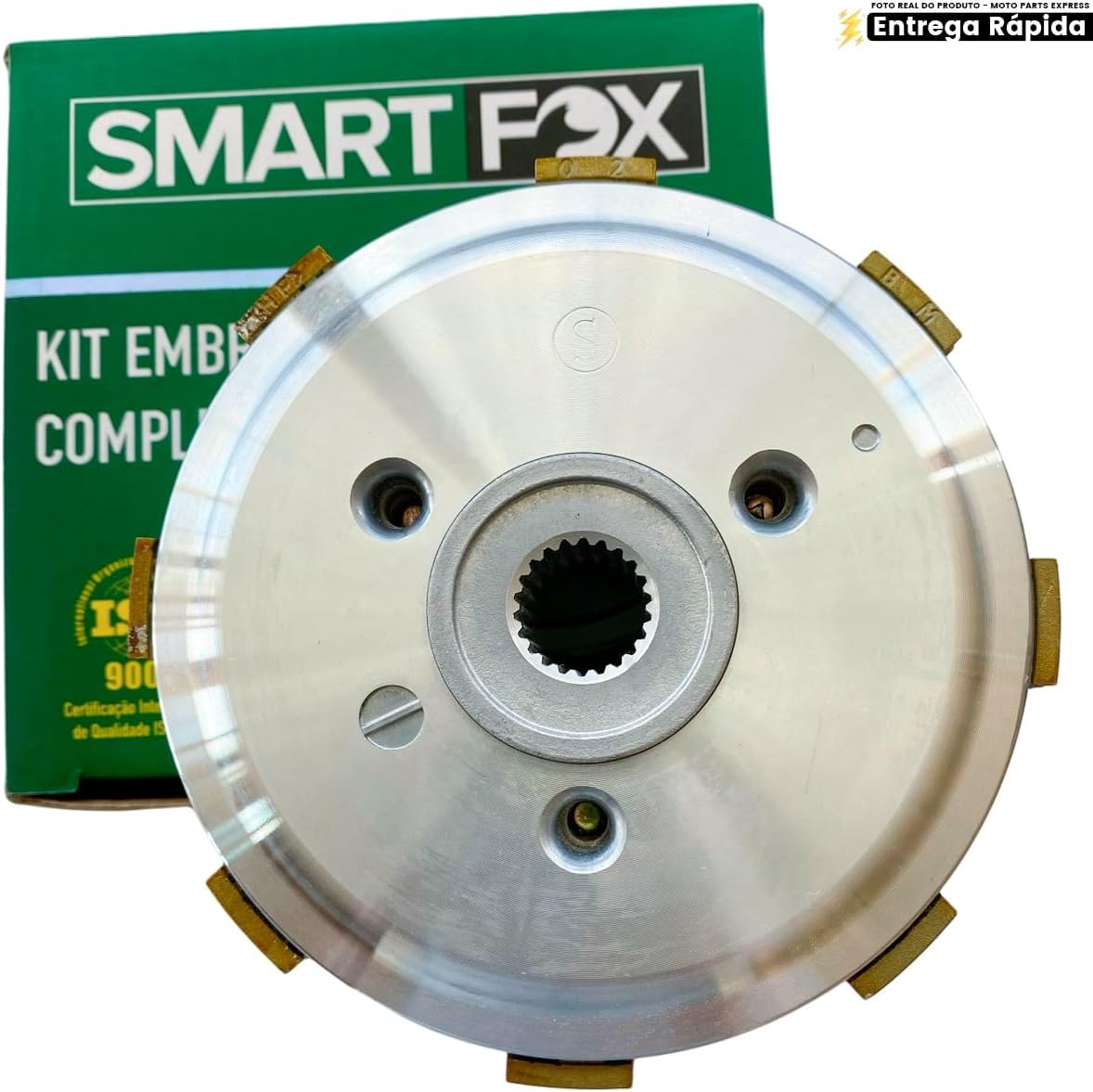 Imagem superior de um objeto sobre fundo com caixa verde.