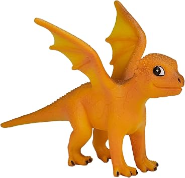 MOJO - Red Baby Fire Dragon | Hand-Painted Toy Figure | Fantasyu Collection | True to Life & Highly Detailed | Designed in UK
