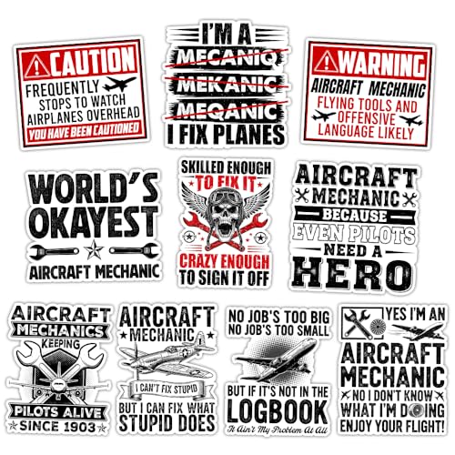 UltraVutt Aircraft Mechanic Stickers
