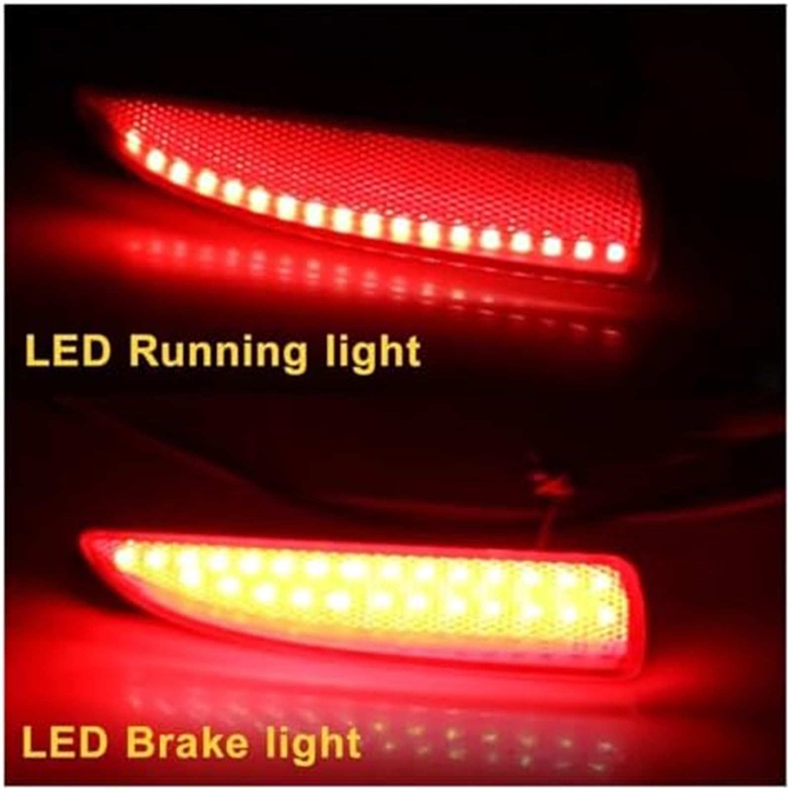 Juego de 2 luces traseras LED for parachoques trasero de coche
