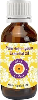 Deve Herbes Helichrysum Essential Oil (Helichrysum italicum) Pure | Non-Sticky | Non-greasy | Lightweight | Men & Women | ... Price In India