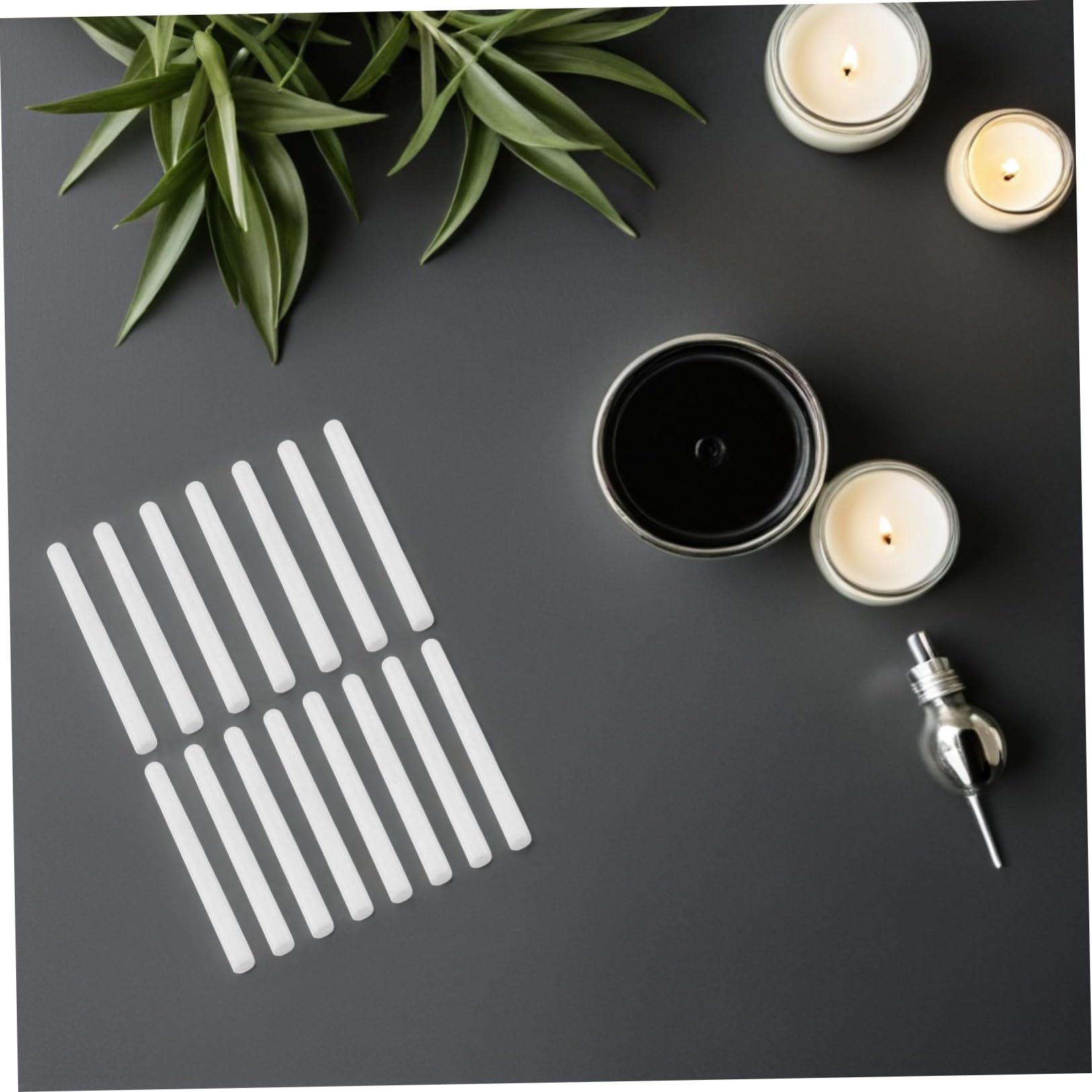 15 Stück Aromatherapie Duftstäbchen aus Saugfähiger Faser Langlebige Diffusorstäbe für Raumduft Aromadiffuser Zubehör für Wohnzimmer Badezimmer und Reisen