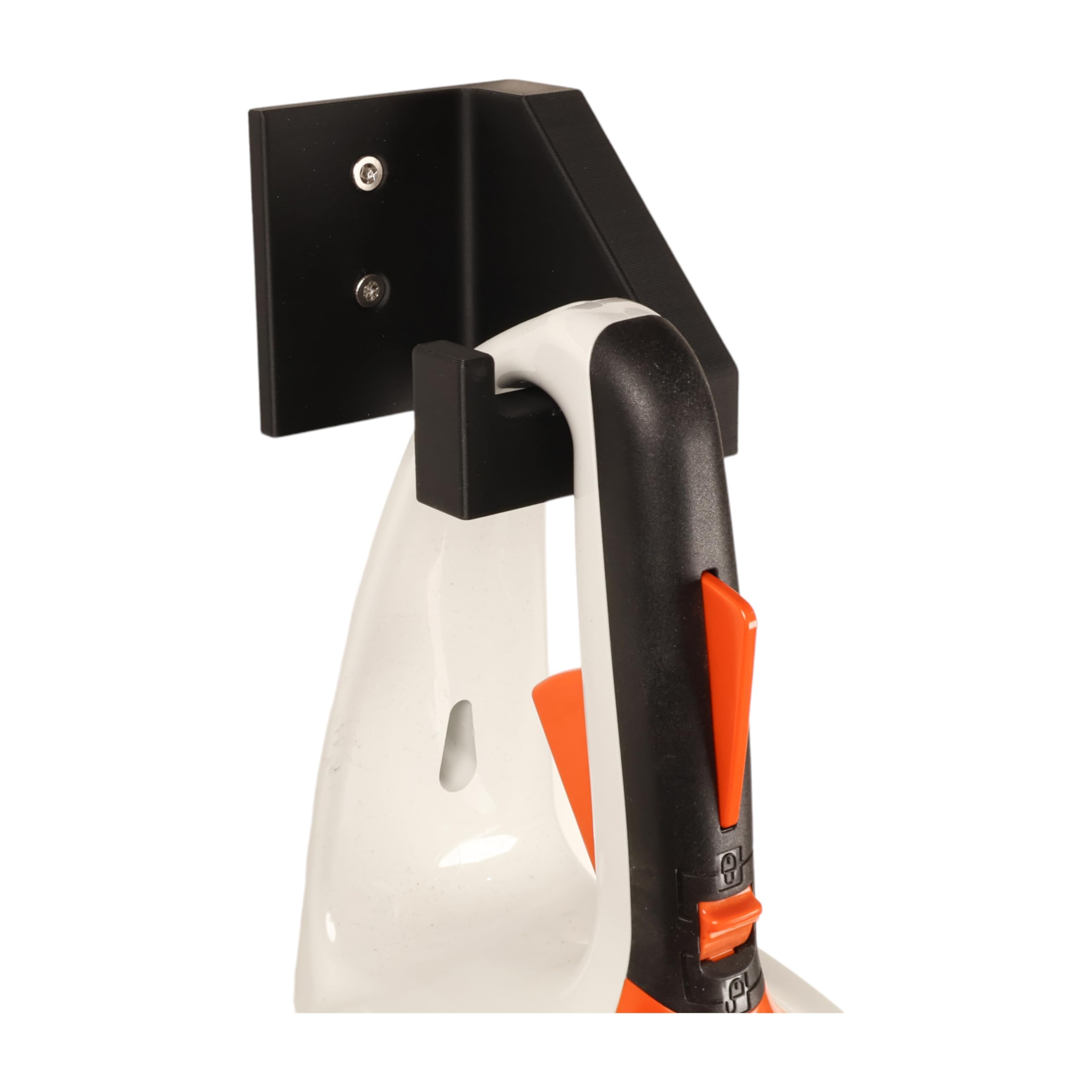 Halterung passend für STIHL HSA Akku Heckenschere Wandhalterung Gerätehalterung Zubehör Befestigung (Schwarz)