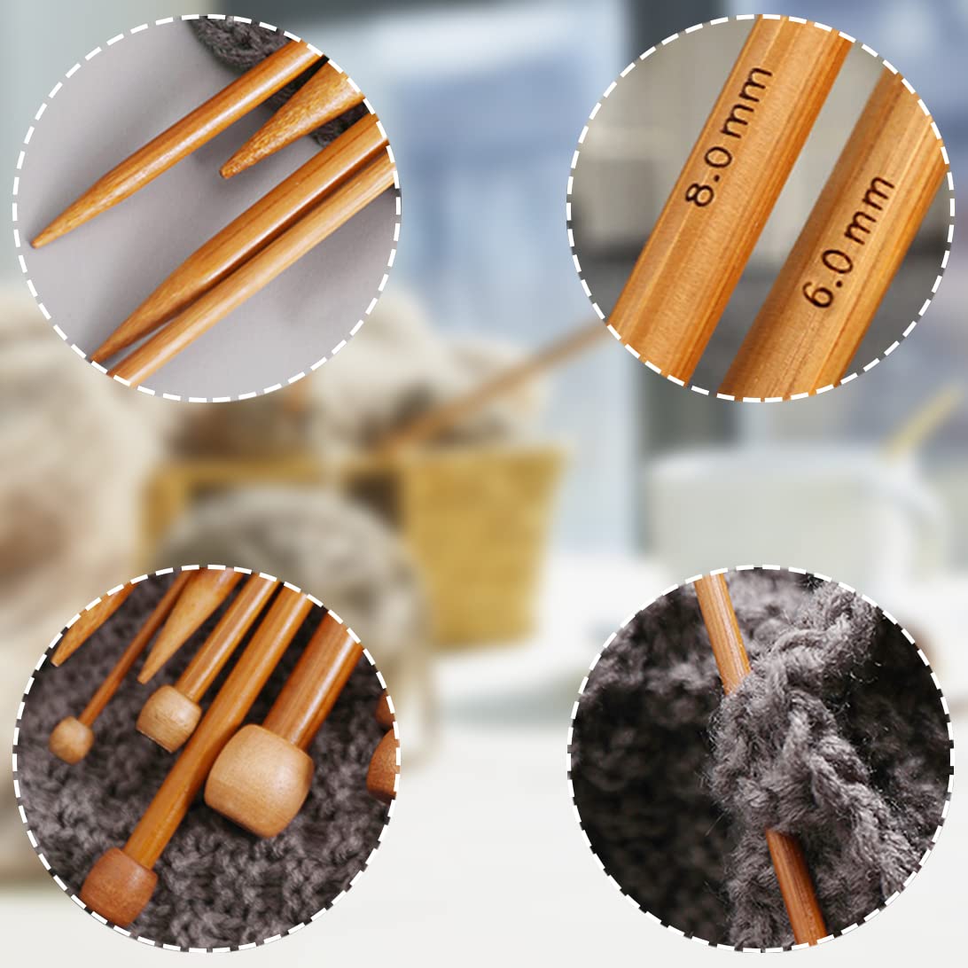 Aiguille A Tricoter Aiguilles à Tricoter Inoxydable Aiguille Tricot 35