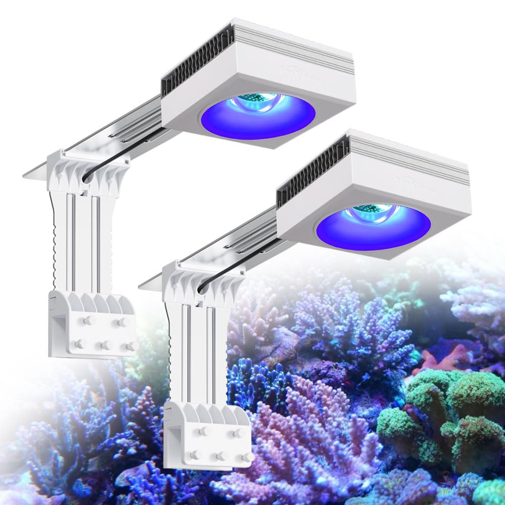 PopBloom RL90 Smart App Control, Saltwater Aquarium Light LED for Coral Reef Grow Marine Fish Tank SPS/LPS Rock, for 32-48inch 80-120cm Tank