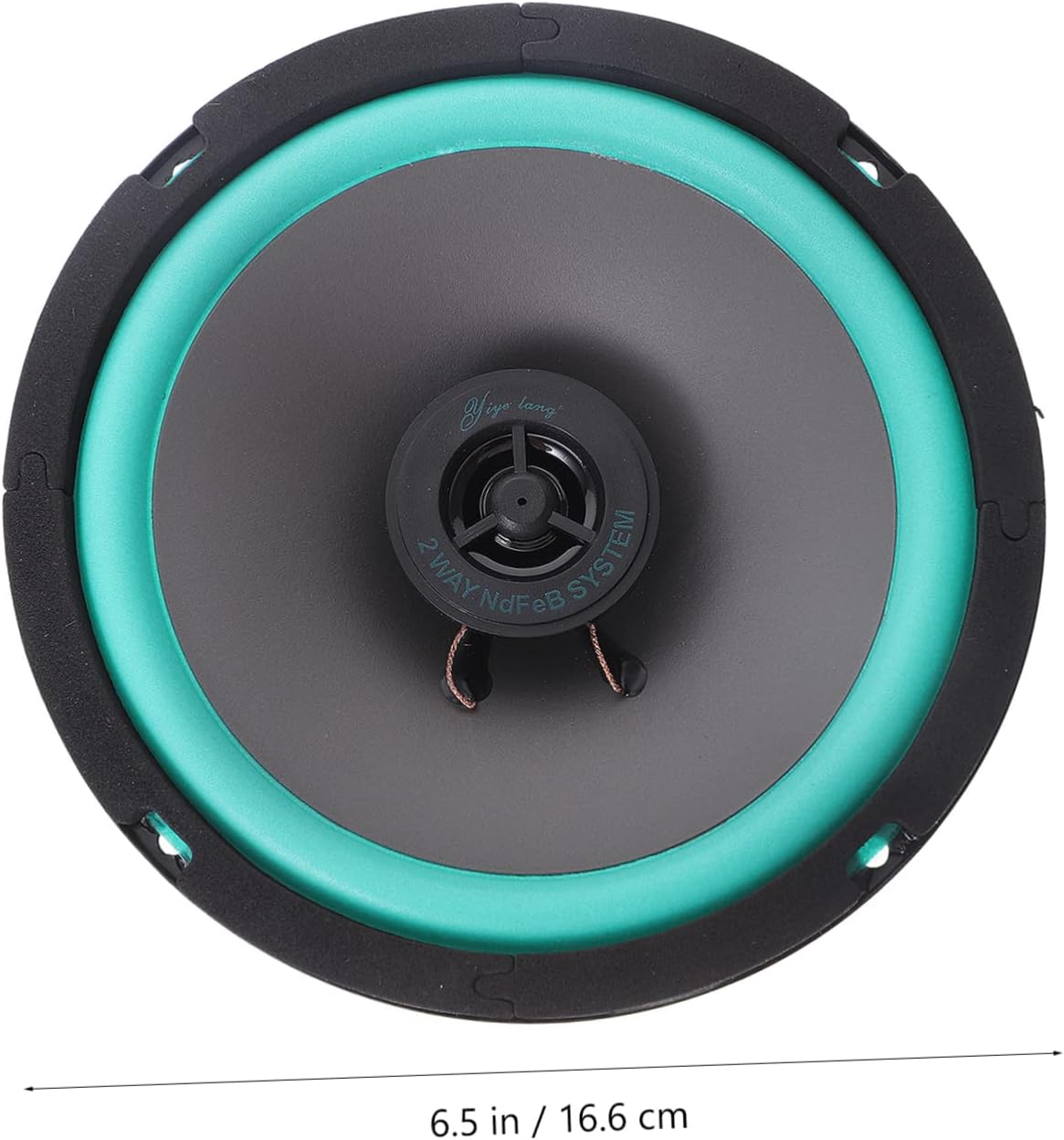 6.5 Inch Shallow Mount Car Speaker 4 Ohm 160W Bass
