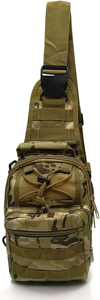 DIXIUZA Outdoor Tactical Sling Backpack, Military Shoulder Bag Chest Pack for Sport, Camping, Hiking, Trekking