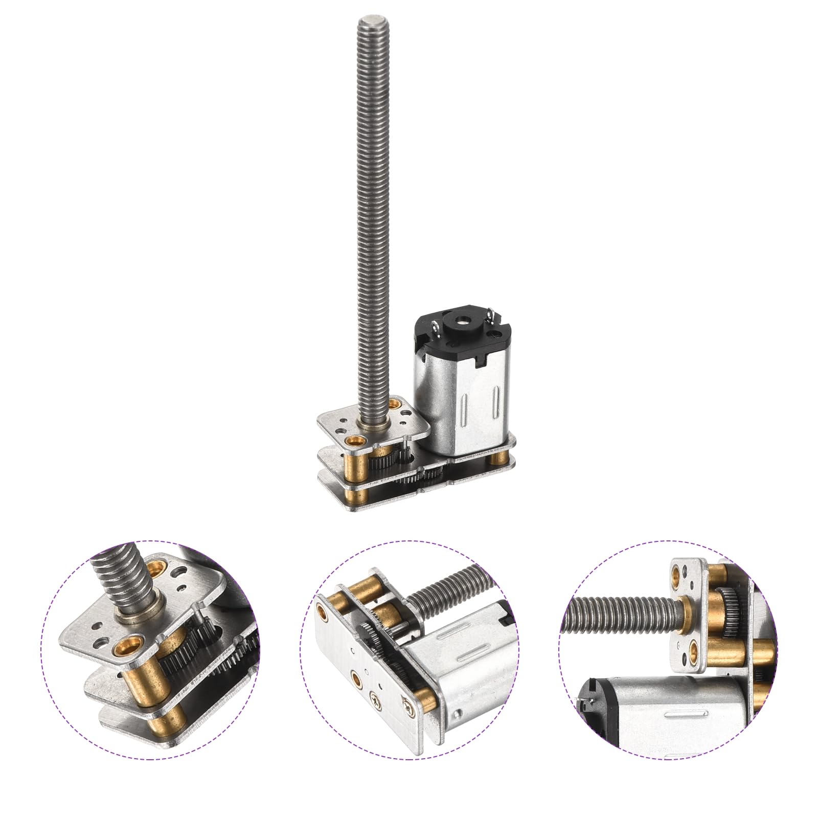 DMiotech 6V 200RPM Rated Torque 4 Output Shaft Length 55mm Micro DC Speed Reduction Motors Mini Metal Gearbox Motor for RC Car Robot Model DIY RC Toys Engine - Image 4