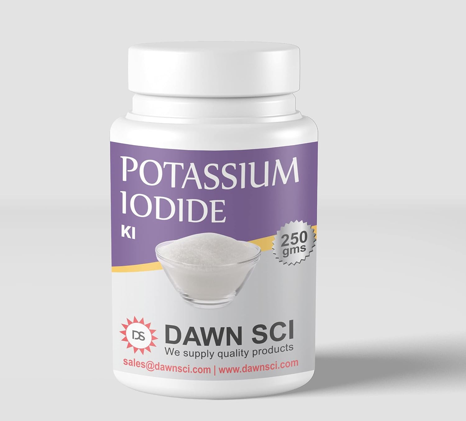 Potassium Iodide USP Grade 250 g | Laboratory & Compounding Use | High Purity Chemical