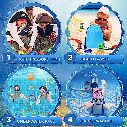 Ctxtqtdt 18 Pezzi Giocattolo Immersione per