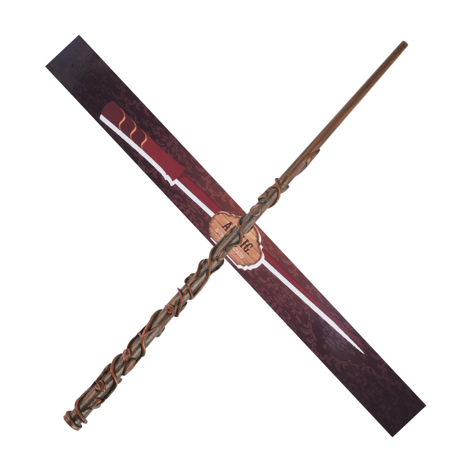 Aomig Bacchetta Magic, Mago Bacchetta con Luce e Suono,Bacchetta Magica in Plastica Magic Giocattolo per Bambini, Cosplay Props Costume da Festa Accessorio, Singolo (#D Resina)