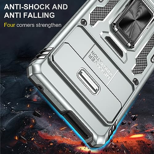 Coque compatible Google Pixel 7 Pro béquille métal étui de protection antichoc