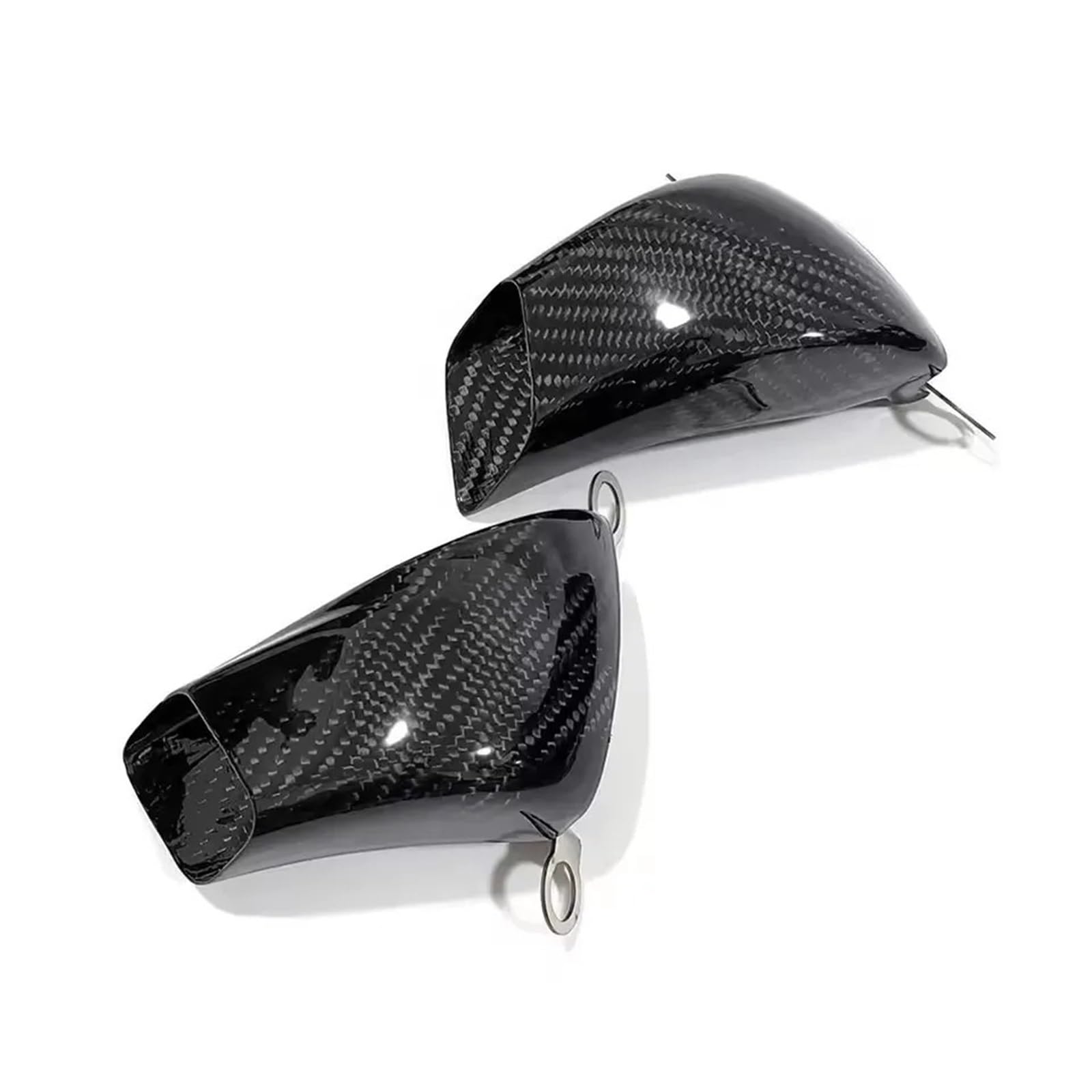 pokrywa chłodnicy motocyklowej Fit For Speed ​​twin 1200 / RS 2021-2025 zmodyfikowany przedni zacisk hamulca motocykla chłodnica nakładka z włókna węglowego(Bright black2021-2025)