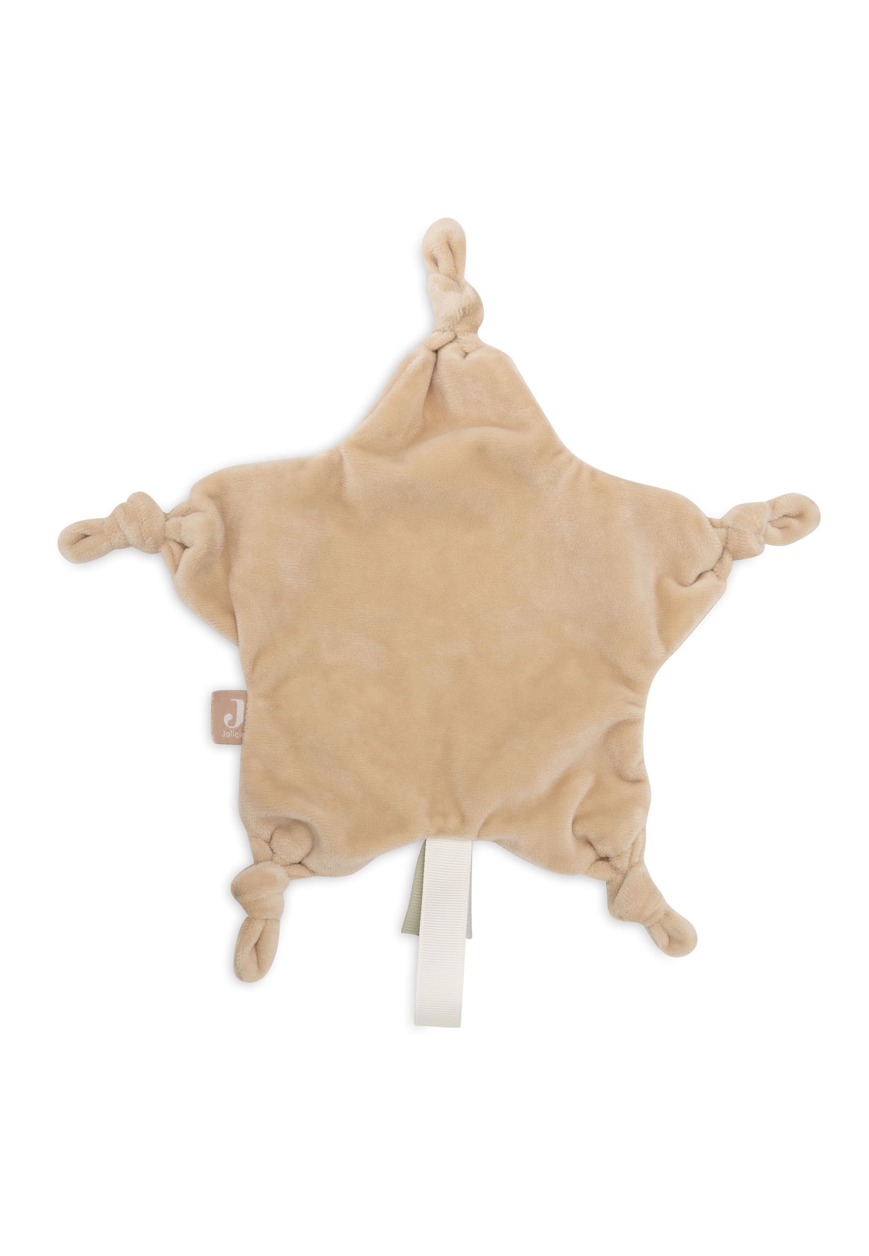 Doudou plat réversible poupée bébé lutin rose vert à pois COROLLE