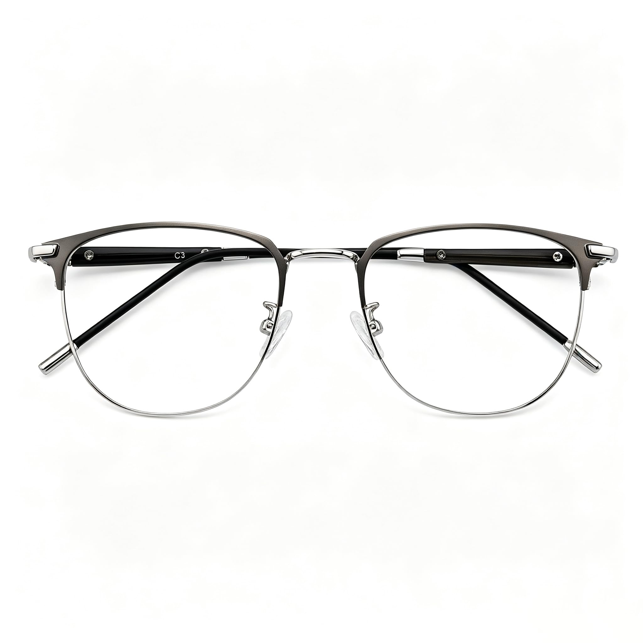 GUDVUE Gafas de luz azul de metal para ordenador, juegos, TV, teléfonos para mujeres/hombres/antirreflejos/UV400/fatiga ocular