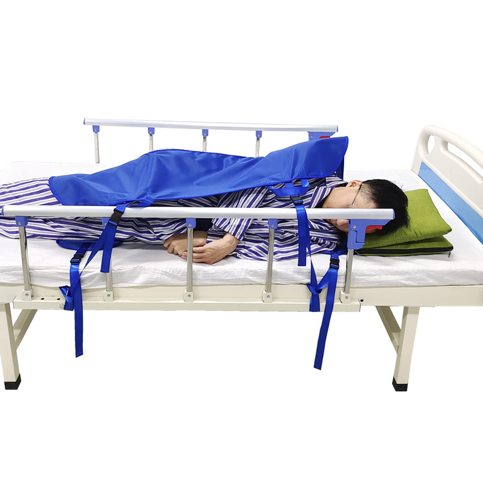 Brrnoo Lenzuolo di Rotazione del Dispositivo di Rotazione del Paziente, Previene il Mal di Letto Che Scava Fuori il Fissaggio del Corpo Aiuta a Ribaltare il Cuscinetto, Cuscinetto di (L)