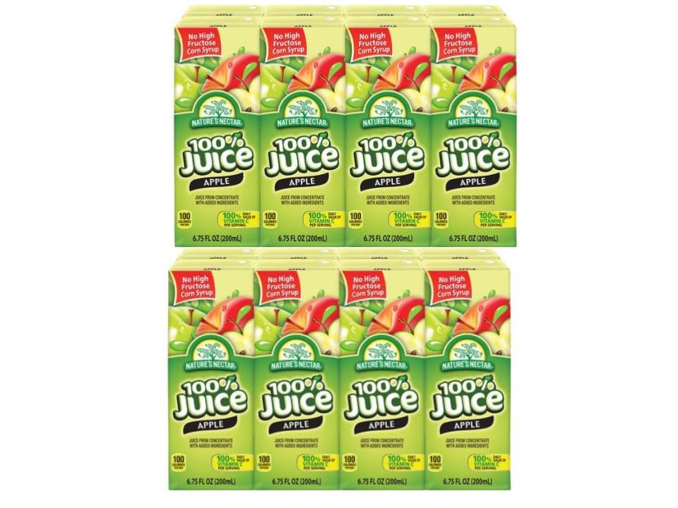 Nature's Nectar Apple 100% juice | 6.75 fl oz, (16-pack, 108 fl oz total)