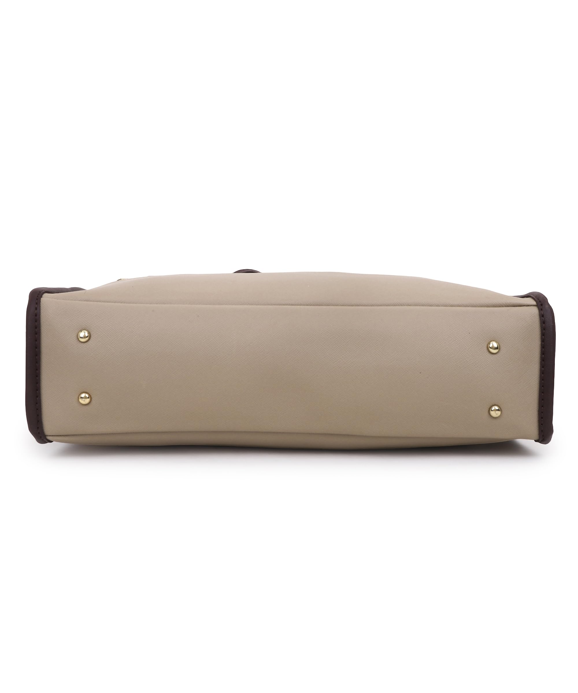 Stylish Buckle Tote Bag (Beige) 4