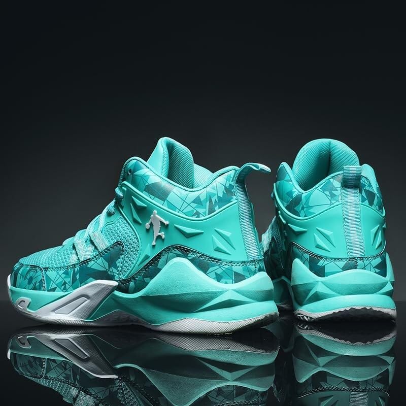 Zapatillas de Baloncesto caña Alta for Hombre: Transpirables, Antideslizantes, Resistentes al Desgaste, Ligeras y for Entrenamiento Deportivo Zapatos para Caminar