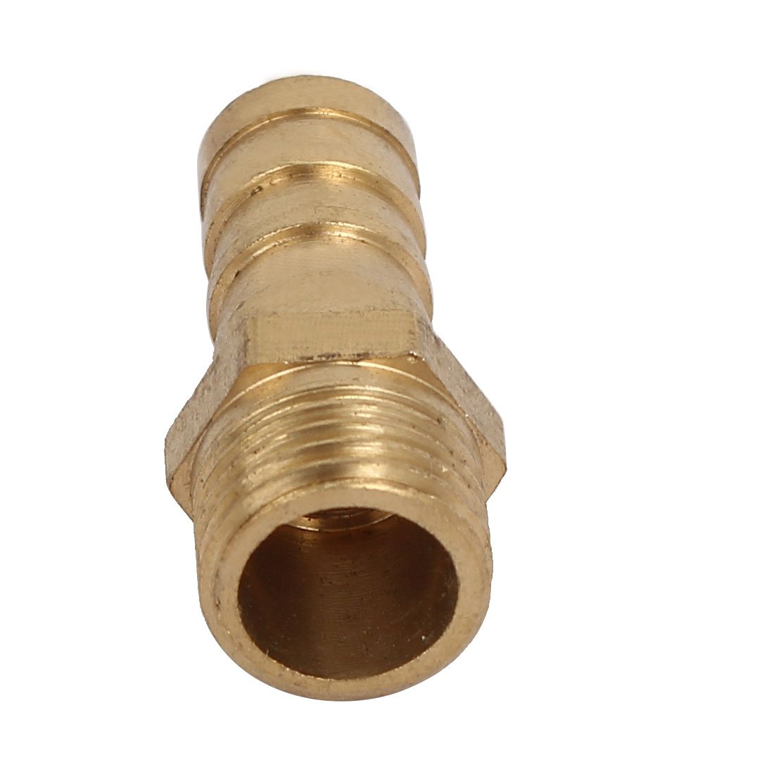 Raccord Hydraulique Métrique Sourcing Map Raccord Cannelé Tuyau Laiton Connecteur Métrique Mâle à Barbelé 6mm X M8 X 1 2Pcs Raccord Laiton M12